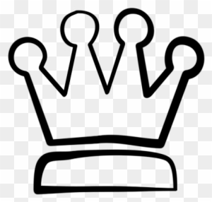 Crown Black And White Clipart - Crown Clipart