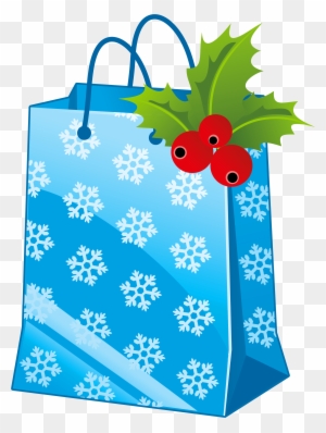Gift Christmas Santa Claus Clip Art - Christmas Shopping Bag Clipart
