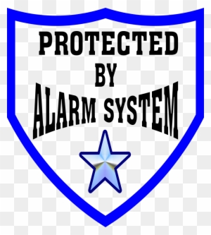 Free Protected By Alarm System Sign - Alarm System Clip Art