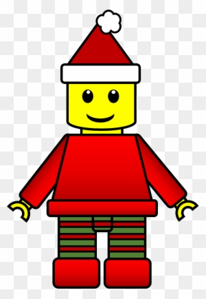 Christmas Lego Inspired Kids Clipart For Teachers - Lego Christmas Clipart