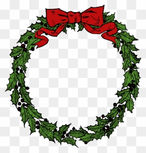 Holiday Wreath - Christmas Wreath Clip Art