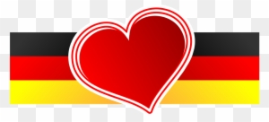 Banner Plate Holiday Flag Germany Nation - Love Germany