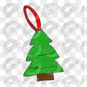 Gift Tag Picture - Christmas Ornament