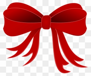 Explore Ribbon Decorations, Free Vector Graphics, And - Red Bow Clipart Png