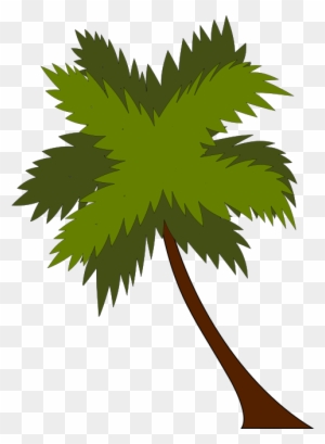 Summer Clipart Coconut Tree - Leaves Of Coconut Tree Vector Png