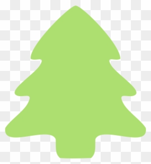 Molumen Christmas Tree Icon Coloring Book Colouring - Christmas Tree Border Green