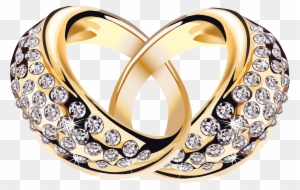 Diamond Clipart Jewelery - Gold Wedding Ring Png