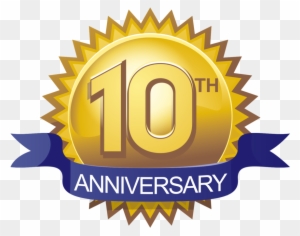 Clip Art 10th Anniversary Clip Art - 10th Anniversary Logo Png