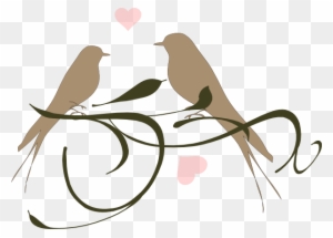 Wedding Birds Clipart Love Clip Art At Clker Com Vector - Clip Art Love Birds