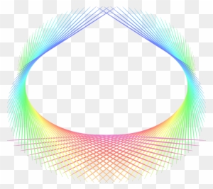 Design Clipart Colour - Abstract Rainbow Vector Transparent