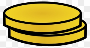 2 Gold Coins Clipart