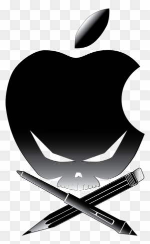 Skull Apple Logo - Apple Logo Vector