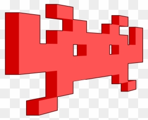 Since The Beginning Of Computer Based Gaming, Programmers - Space Invaders Clip Art