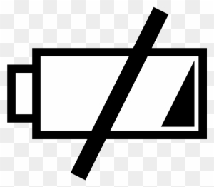 Computer Network Symbols - Low Battery Icon