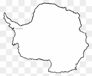 Continents Clip Art By Phillip Martin, Antarctica Map - Arctic Vector