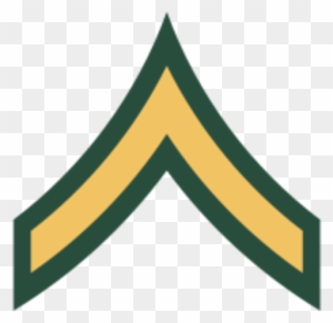 Being A Private Is The Lowest Army Rank, Its Normally - Army Rank Insignia Private