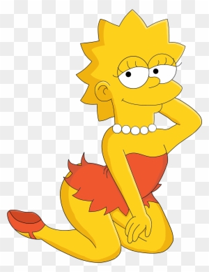Lisa Simpson With Saxophone - Free Transparent PNG Clipart Images Download