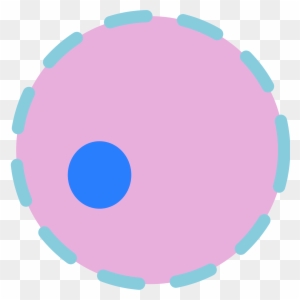 The Nucleus Is In Charge Of The Cell - Cell Nucleus Png