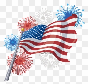 Independence Day Fireworks Clipart - 4th July Independence Day Png - Free Transparent PNG