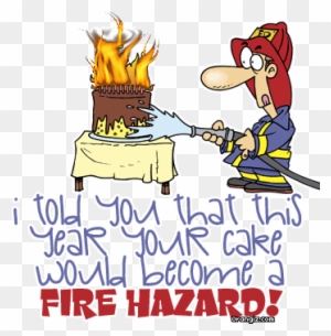 Birthday Cake On Fire Clipart - Birthday Cake On Fire - Free Transparent PNG Clipart Images Download
