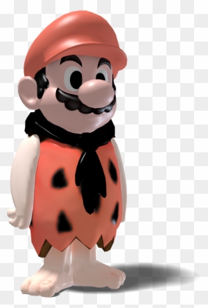 Super Mario Maker Father Fred Flintstone 3d Modeling - Grand Dad 3d Model