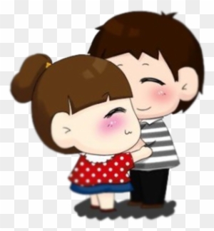 Love Cartoon Couple Hug Illustration - Cartoon Couple Hugging - Free  Transparent PNG Clipart Images Download