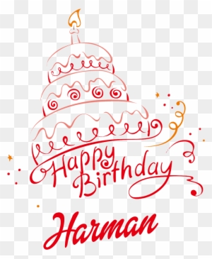 Harman Happy Birthday Vector Cake Name Png - Happy Birthday Princess Png