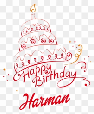 Harman Happy Birthday Vector Cake Name Png - Happy Birthday Princess Png