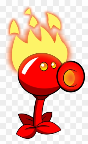 Fire Peashooter - Plants Vs Zombies Fire Peashooter