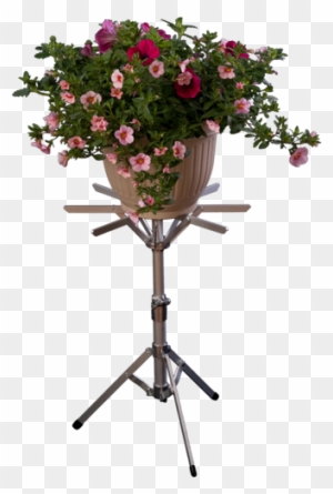 Small Foldingtop Stand Featuring Flower Arrangement - All Flower Stand Png