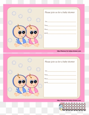 Twin Boy And Girl Baby Shower Invitations - Baby Shower Twin Boy And Girl Baby Shower Invitations - Baby Shower