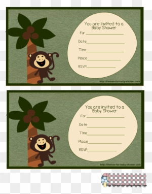 free printable monkey baby shower invitations including monkey free printable monkey template