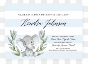 Elephant Baby Shower Invitation Template Boy Invite - Aquarell-elefant-jungen-glückwünsche Grußkarte Elephant Baby Shower Invitation Template Boy Invite - Aquarell-elefant-jungen-glückwünsche Grußkarte