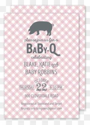 Baby Q Shower Invitation Gilm Press Baby Invitations - Poster Baby Q Shower Invitation Gilm Press Baby Invitations - Poster