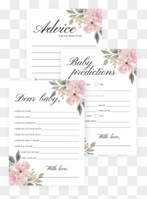 Baby Shower, Watercolor Floral Shower Games Blush Pink - Garden Roses Baby Shower, Watercolor Floral Shower Games Blush Pink - Garden Roses