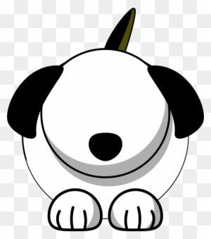 Clipart Dog Eyes White With No Clip Art At Clker Com - Cartoon Dog Without Eyes