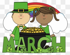 March Clip Art - March St Patrick's Day