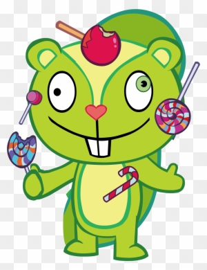 T-shirt Cartoon Clip Art - Happy Tree Friends Nutty