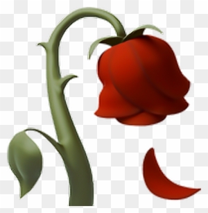 Rose Deadrose Flower Emoji Iphone - Rose Emoji