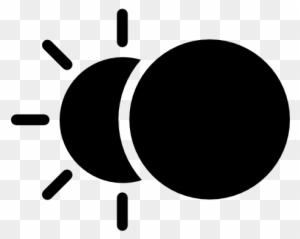 Eclipse Icon - Sun And Moon Icon Png
