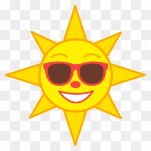Sun With Sunglasses Clip Art Clipart Free Download - Happy Clip Art Sun