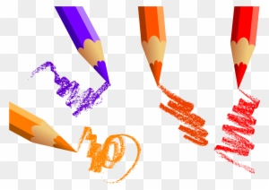 Colored Pencil Drawing - Color Pencil Sketch Png