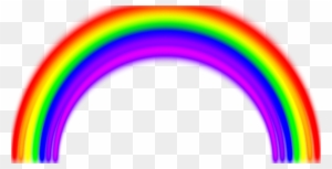 Simple Rainbow With Blur - Semi Circle Shaped Objects