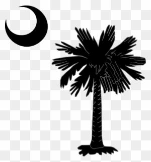 Palmetto Tree Clip Art At Clker - Flag Of South Carolina
