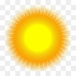 Heat Clipart Matahari - Black And White Sun Clipart - Free Transparent