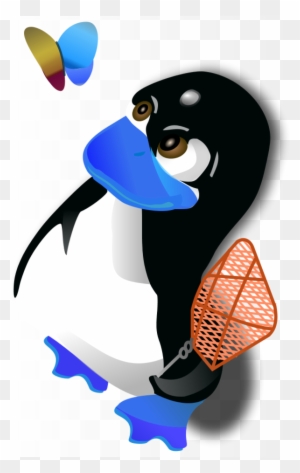 Windows And Linux Tux Logo