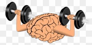 Brain Lifting Dumbbells - Brain Games Png