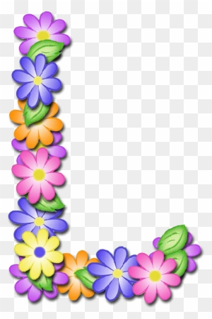 Alfabeto De Primavera Letras Em Png Muito Lindo Letras - U Flower Letters Png