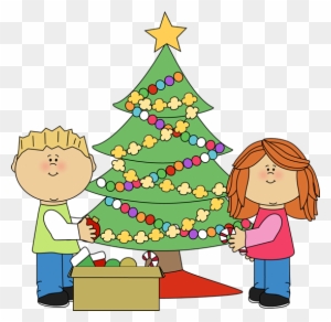 Free Clipart Preschool Christmas Tree - Decorate Christmas Tree Clipart
