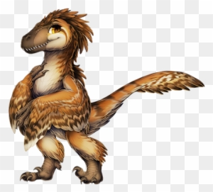 Furvilla's Velociraptor Colors Are Based On Birds That - Furvilla Velociraptor Base